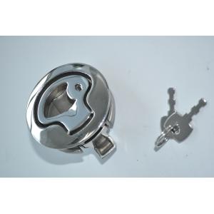 Boat Hatch Lift Handle-Turning Lock Latch-Locking w/key - Marine Stainless Steel