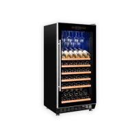 China Blue Lighting 188L One Zone Commercial Wine Display Cooler on sale