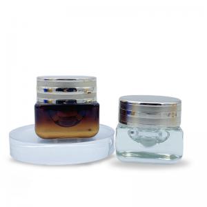 Leakage Proof Cosmetic Packaging Bottle Glass Cream Jar UV Protection