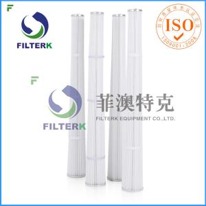 China Blower Industrial Air Filter Cartridge Cylindrical Thread Construction supplier