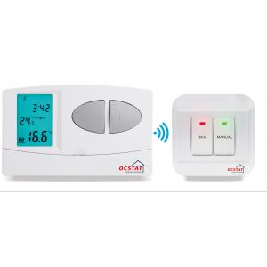 China Wireless Digital Electric Heat Thermostat RF CE LVD ROHS Certification supplier