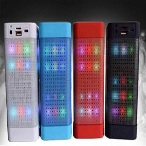 YX998 portable Wireless bluetooth speaker colorful led lights subwoofer with USB free call