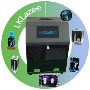 LK-IS-3DA 100000h Laser Lifetime Mini 3D Green Photo Crystal Glass Block Engraving Machine