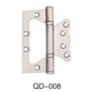 China Flush Metal Butterfly Spring Iron Door Hinges 180 Degree White Color For Glass Door supplier