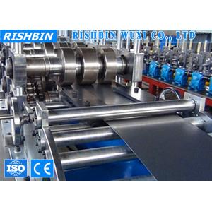 China Lamine o corte do aço ao rolo do metal do comprimento que forma a máquina com 0 - 30 m/velocidade mínima supplier