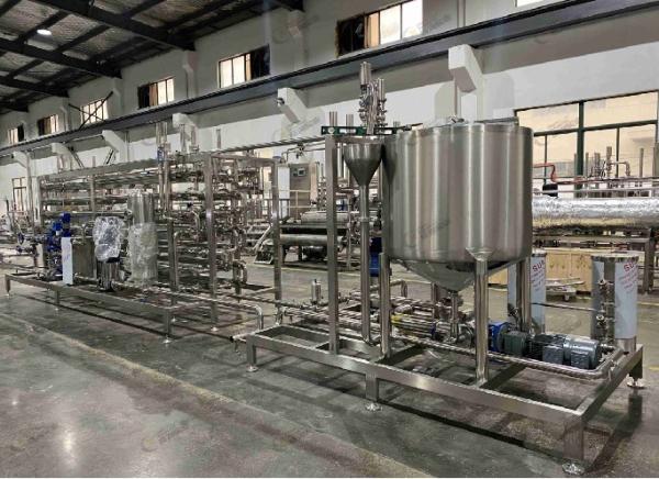 Máquina automática del esterilizador de UHT para el jugo/la leche fresca