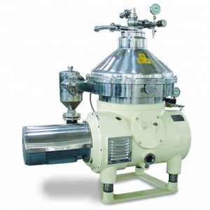 China 316 Stainless Steel Disc Stack Milk Fat Separator with PLC Control and High Capacity 5000 L/H for Dairy Factory Use on sale