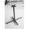 China Item 2902 Metal Dining Table legs Flat Self Stabilizing Cast Iron Table X Base wholesale