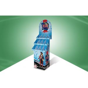 China Promotional Shop Product floor standing display units , Cardboard Wine Display Units supplier