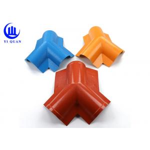 China Farmhouse RoofingTee Tile House Roof Accessories Synthetic Resin Three - Way supplier
