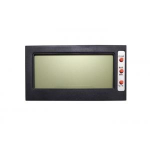 ABS Plastic Min Max Thermometer , Large Panel Digital Temperature And Humidity Meter