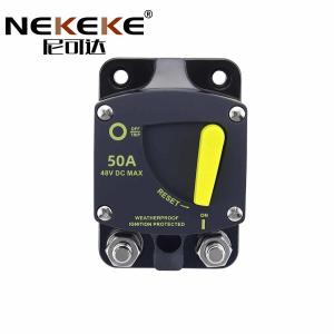 China 12-48VDC 30-300 Amp Marine Circuit Breaker With Reset Fuse IP67 Waterproof wholesale