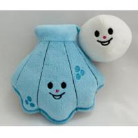 China Shell and Pearl Plush Pet Toy Safe Squeak Dog Toy BSCI Factory on sale