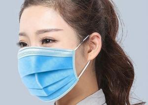 China Non Woven Hospital BFE95 3 Ply Face Mask For Germ Protection on sale 