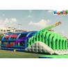 Fire Retardant PVC Inflatables Obstacle Course 5K Climbing Jumping Castle