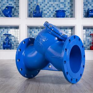 China Ggg50 Ductile Cast Iron Y Filter Strainer Flange Type PN16 German Standard supplier