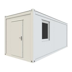 China Casa de contenedores con techo plano extensible y desmontable para almacén con panel de sandwich supplier