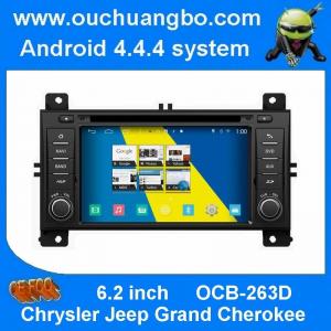 ouchuangbo s160 android 4.4 car sat nav head unit for Chrysler Jeep Grand Cherokee with Built-in FM /AM radio tuner
