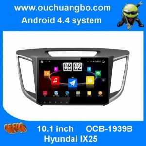 Ouchuangbo Wholesale big touch screen for Hyundai IX25 car radio gps with BT Radio GPS 3G Wifi android 4.4 system