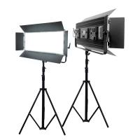 China RoHs 200W Bi Color Soft Led Video Light For film Production Remote Control Active Cooling on sale