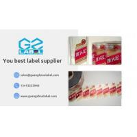 China Paper / plastic Condiment Bottle Labels Custom Permanent Adhesive Stickers on sale