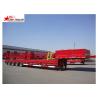 4 Axles Extendable Semi Trailer Front And Rear Hydraulic Type With Hidden Tires