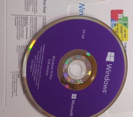 Sealed PC Computer Software Windows 10 Professional 64 Bit DVD + COA License Key