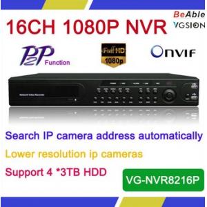 China Support All 1080P IP Camera 16 Channel NVR supplier