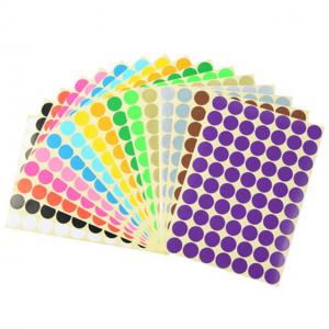 Printed Round Product Sticker, Waterproof Plastic Round Sticker, Adhesive Paper Round Label Sticker Fragile Stickers