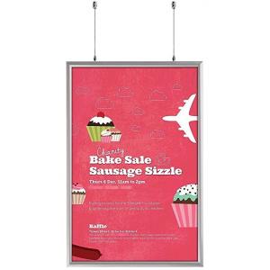 A3 Size Double Sided LED Light Box Snap Frame Aluminum Finish Poster Frame Displays