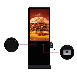 China 43 pulgadas Nano Film Touch Hospital Autoservicio máquina de cola con cámara micrófono LCD de venta caliente nueva señalización de diseño wholesale