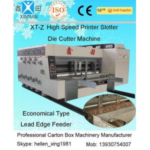 China Corrugated Carton Box Flexo Printer Slotter Die Cutter Machine Baffle 40cm supplier