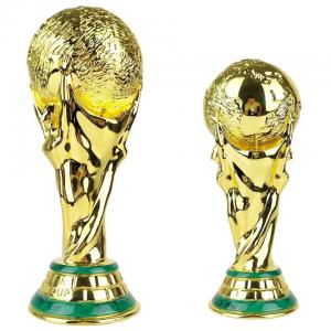 China Antiwear Gold Plated Metal Trophy Cup Award Tin Alloy Portable supplier