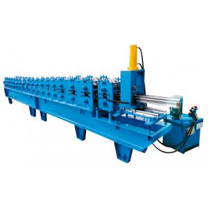 China 12 Stations Fly Saw Cutting Shutter Door Roll Forming Machine Shutter Door Edge Covering supplier