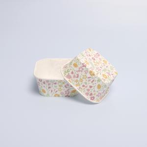 China Square Bakery Packaging Box Small Cupcake Liners Fluted Cake Cups Recycled supplier