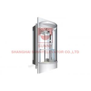 China 630kg Machine Room Less Elevator Home Glass Door Elevator supplier