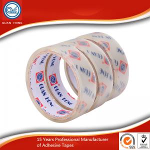 Durable Viscosity Printed Packaging Tape Yellowish Strong Tensile for Sealing