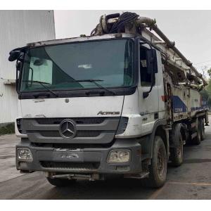 China Used Zoomlion Model 2013 56m Concrete Pump Truck With Mercedes Benz Chassis supplier