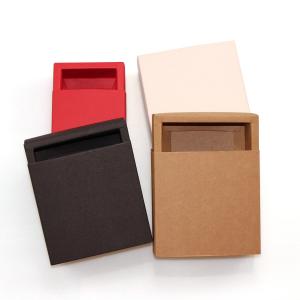 cajas de papel de empaquetado del cajón de la caja de la barra del jabón del papel de Kraft al por mayor