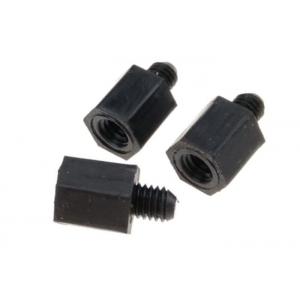 China M3 Black Plastic Spacer Washers Male / Female Thread Hex Spacers Standoffs supplier