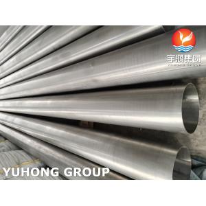 China ASTM B862 Ti2 Titanium Welded Pipes Boiler Heat Exchanger Condenser Aerospace Oil supplier