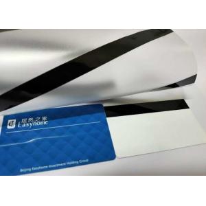 High Adhesion LOCO Magnetic Stripe Coated Overlay For Magnetic Card Production