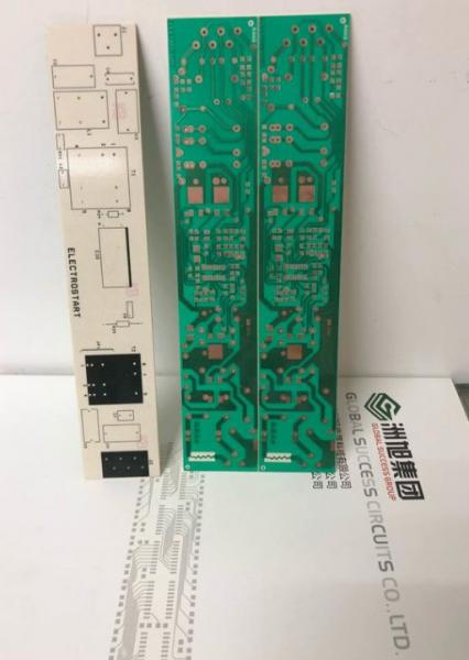 2 Layer High Temperature PCB Silkscreen Electronical Printed Circuit Board 1.6Mm