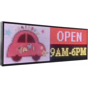 China Outdoor Digital LED Programmable Signs P10 RGB Full Color For Text Image supplier