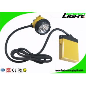 China Battery 10.4Ah Miners Cap Lamp 25000lux Brightness 13 - 15 Hours Working Time supplier