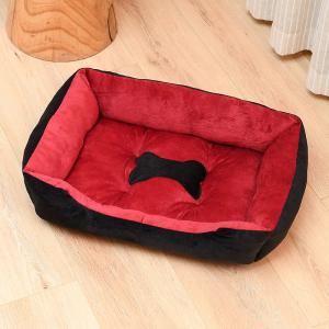 China Wear Resistant PP Cotton Filled Pet Calming Beds Luxury Orthopedic Dog Beds supplier