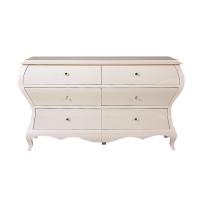 China XY C059 Antique Hand Painted Wooden Cabinets 6 Drawer Country Classic Furniture on sale