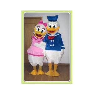 China custom design adult plush disney character daisy cartoon couple costumes wholesale