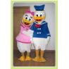 China custom design adult plush disney character daisy cartoon couple costumes wholesale