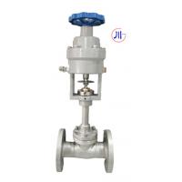 China Stainless Steel Flanged Pneumatic Cryogenic Globe Valve With Handwheel on sale